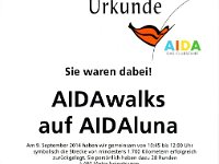 AIDA walks to NY Florian